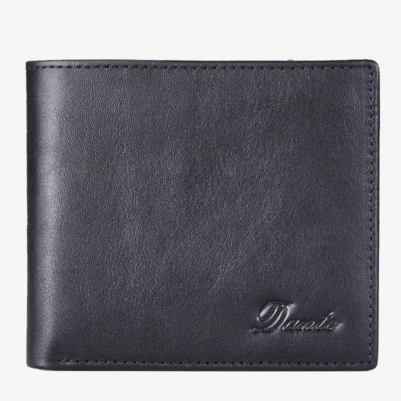 Retro Trifold Wallet For Men RFID Blocking Leather Purse