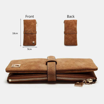 Lightweight Vintage Large Capacity Long Wallet