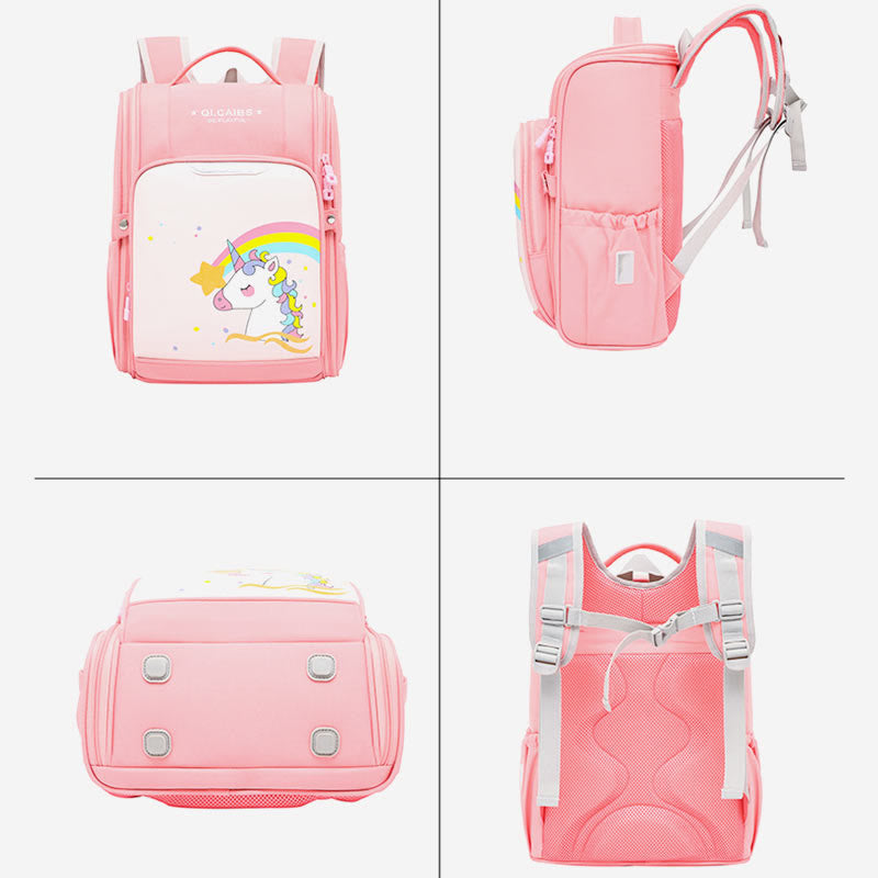 Backpack For Students Large Capacity Breathable Fabric School Bag