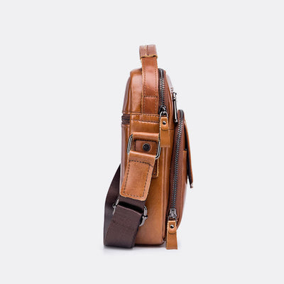 Men's Casual Leather Business Vintage Crossbody Bag