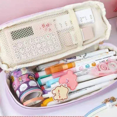 Pencil Case For Women Simple Cute Large Capacity Pen Case