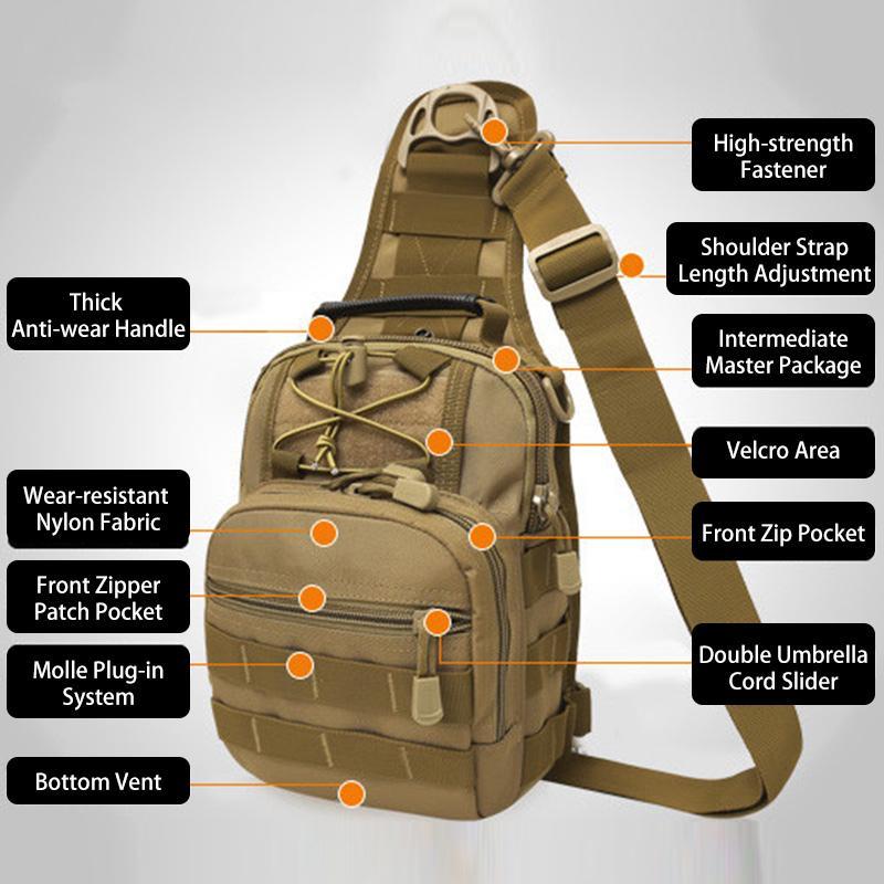 4-way Use Camouflage Multifunctional Outdoor Sling Bag