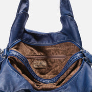 Tie Dye Tote For Women Large Leather Underarm Bag Handbag