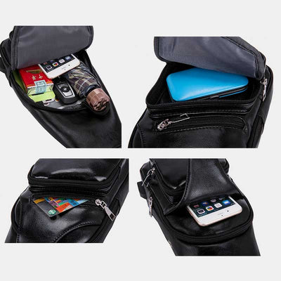 Soft 3-way Use Multi-Pocket Outing Sling Bag