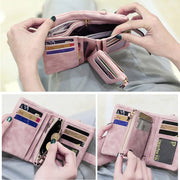 Limited Stock: Small Bifold Wallet Ladies Wristlet Coin Purse