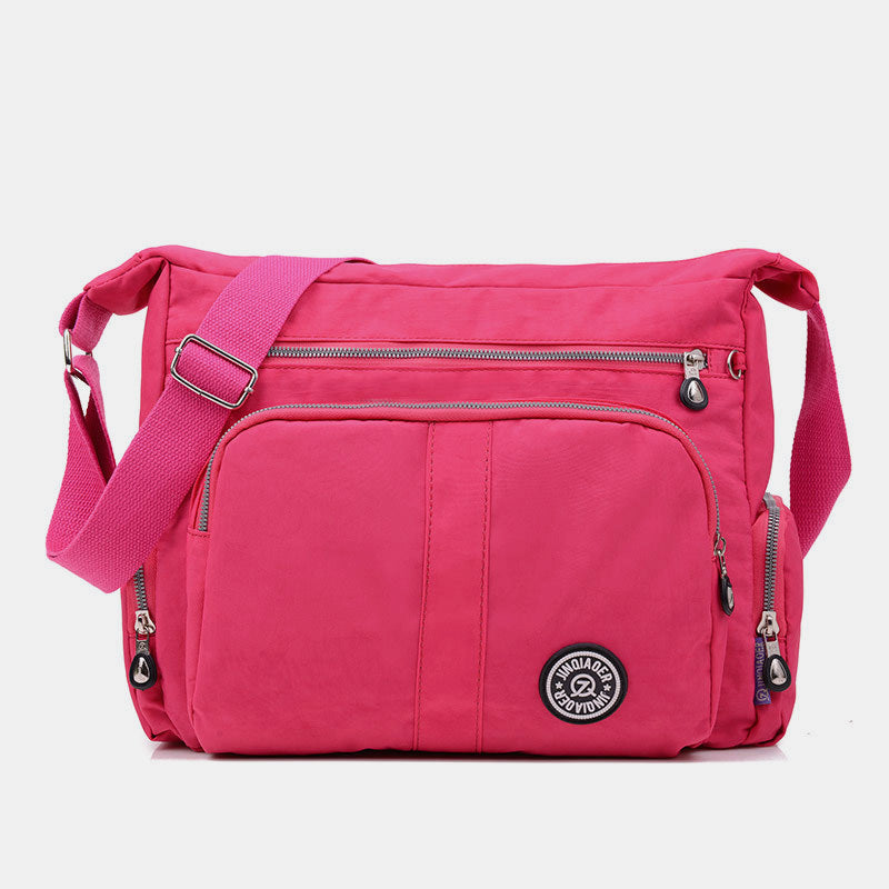 Large Capacity Waterproof Multi-Pocket Casual Crossbody Bag