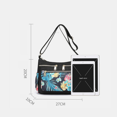 Large Capacity Nylon Printing Crossbody Bag