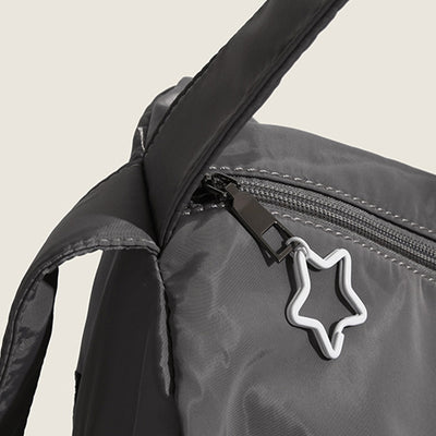 Portable Travel Bag Women Men Star Embroideried Fitness Bag