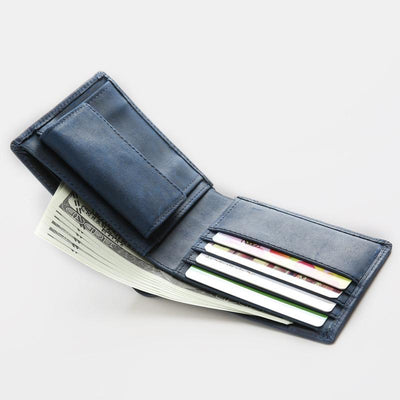 Genuine Leather Casual Bifold Vintage Wallet