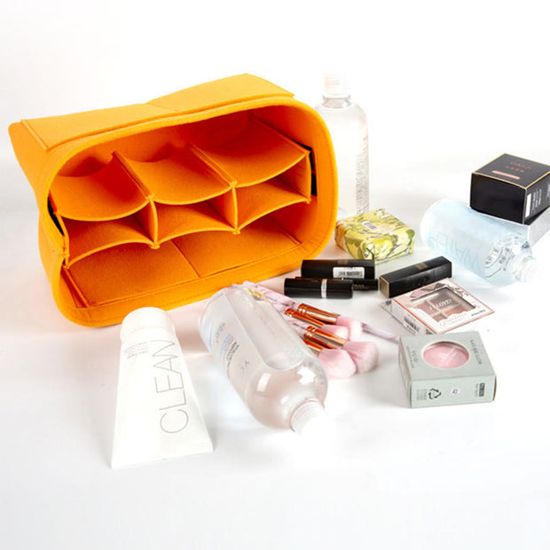 Storage Bag For Home Large Capacity Multi Compartment Felt Bag