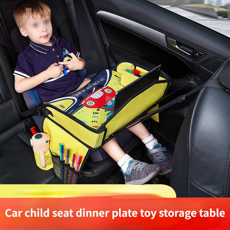 Kids Travel Tray For Car With Load Bearing Belt