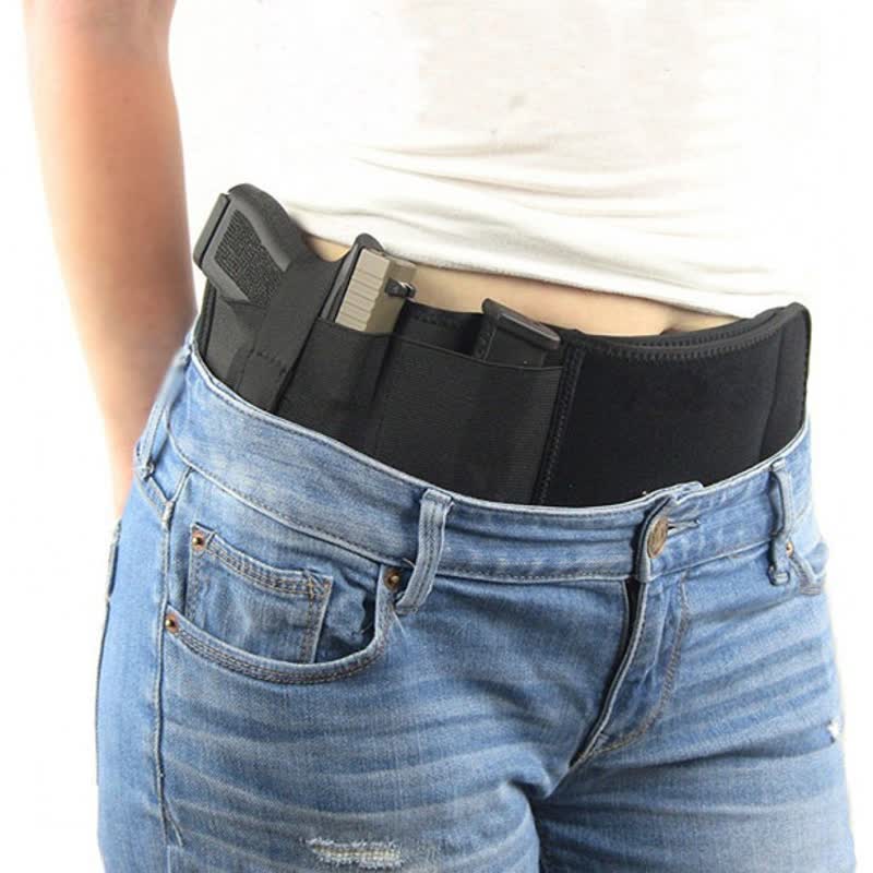 Belly Band Holster for Concealed Carry Universal Holster Fit Left Right Hand