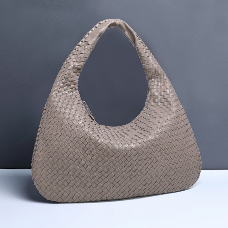 Crescent Underarm Bag For Women Woven Minimalist Shoulder Bag