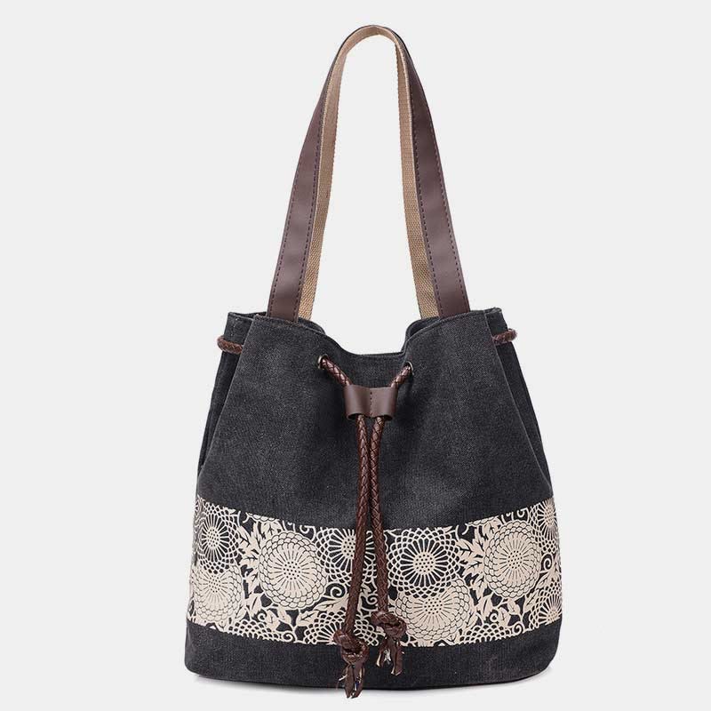 Shoulder Bag for Women Casual Large Capacity Printing Shopping Handbag