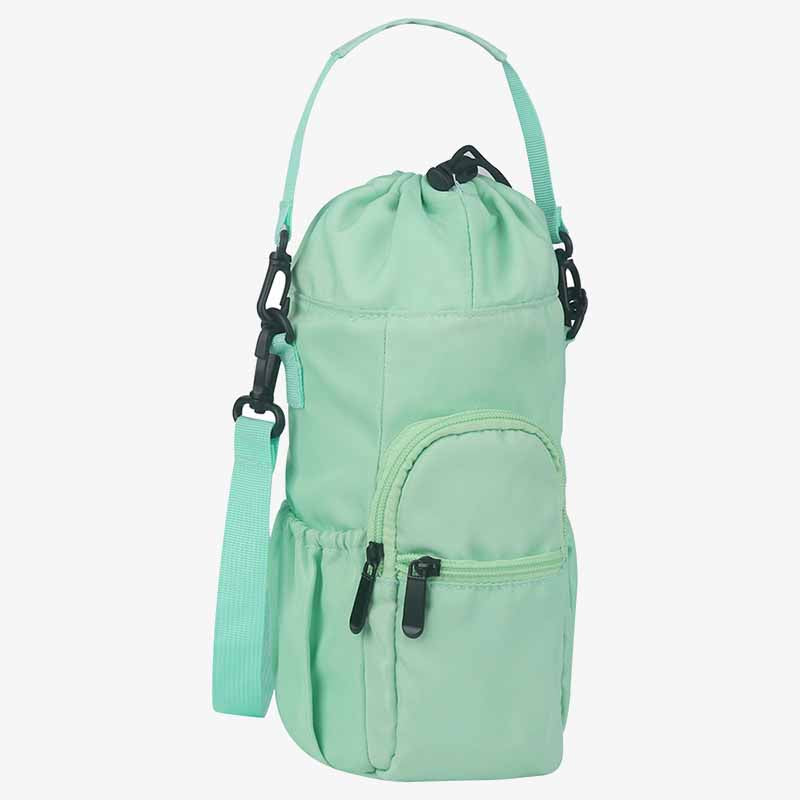 Portable Bottle Storage Bag For Travel Multifunctional Drawstring Crossbody Bag