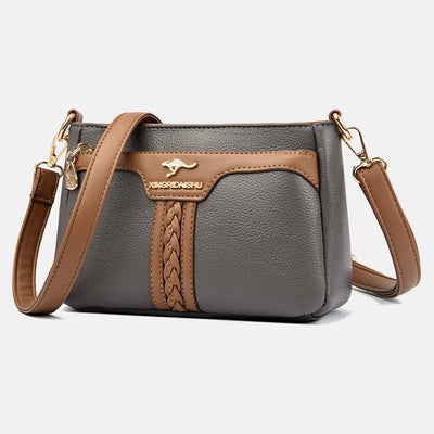 Horizontal Crossbody Bag Double Strap Underarm Purse For Women