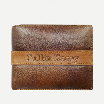 Mens Retro Bifold Short Roomy Leather Wallet Multi Style Optionals