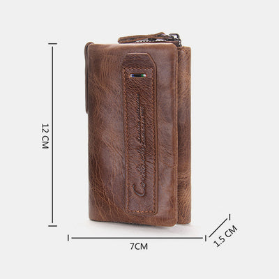 Multifunctional Trifold Key Case Wallet