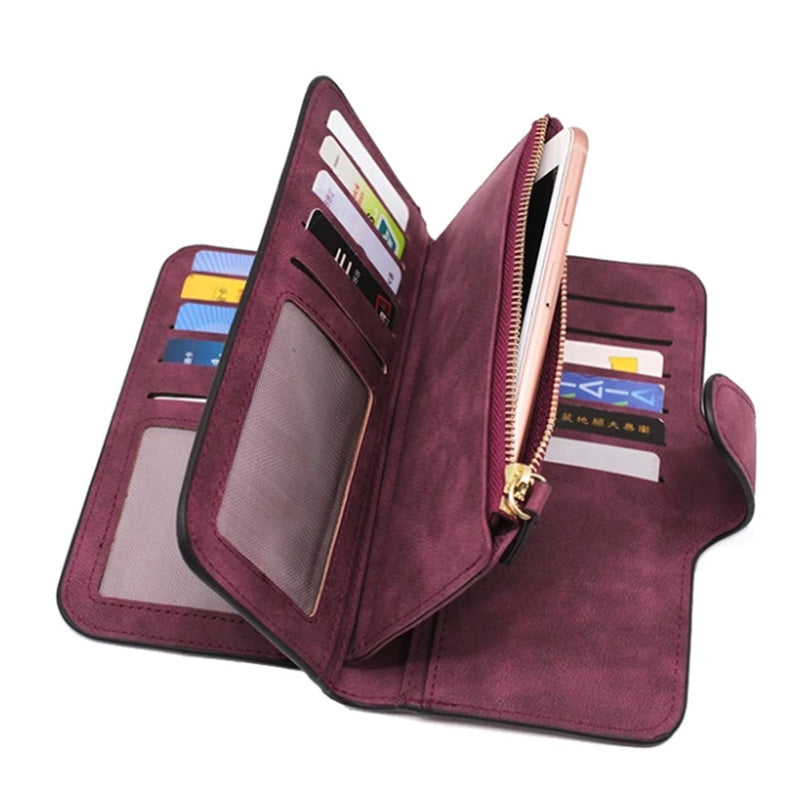 Retro Glamorous Multiple Slots Women Wallets