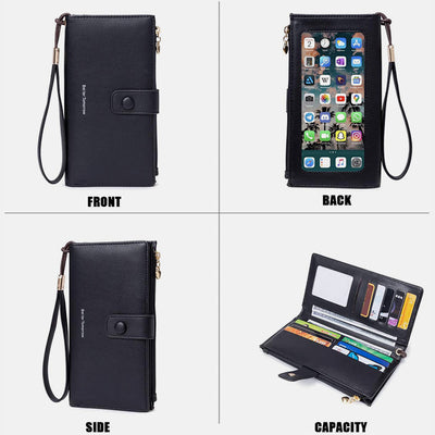 Touch Screen Large Capacity Mobile Phone Bag Purse