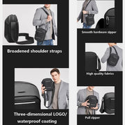 Waterproof Large Capacity Crossbody Bag for Men Fashion Travel Sling Bag