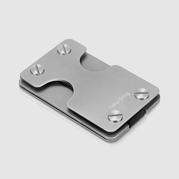 EDC RFID Aluminum Multifunction Keychain Card Holder Wallet