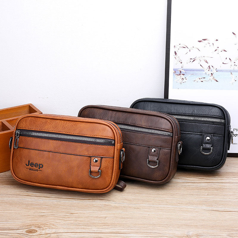 Small Crossbody Shoulder Bag for Men Hand Pouch Clutch Wrist Bag