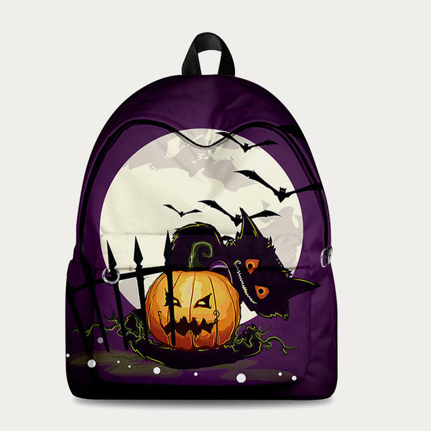 Backpack For Halloween Party Witch Pattern Funny Festival Daypack