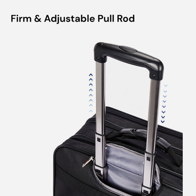 18 Inch Pull Rod Luggage Multiple Compartment Suitcase For Travel