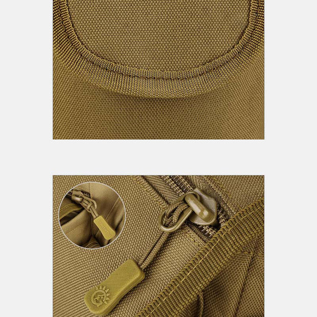 Multi-Pocket Crossbody Purse Tactical Waist Bag Fit 10 Inch Tablet
