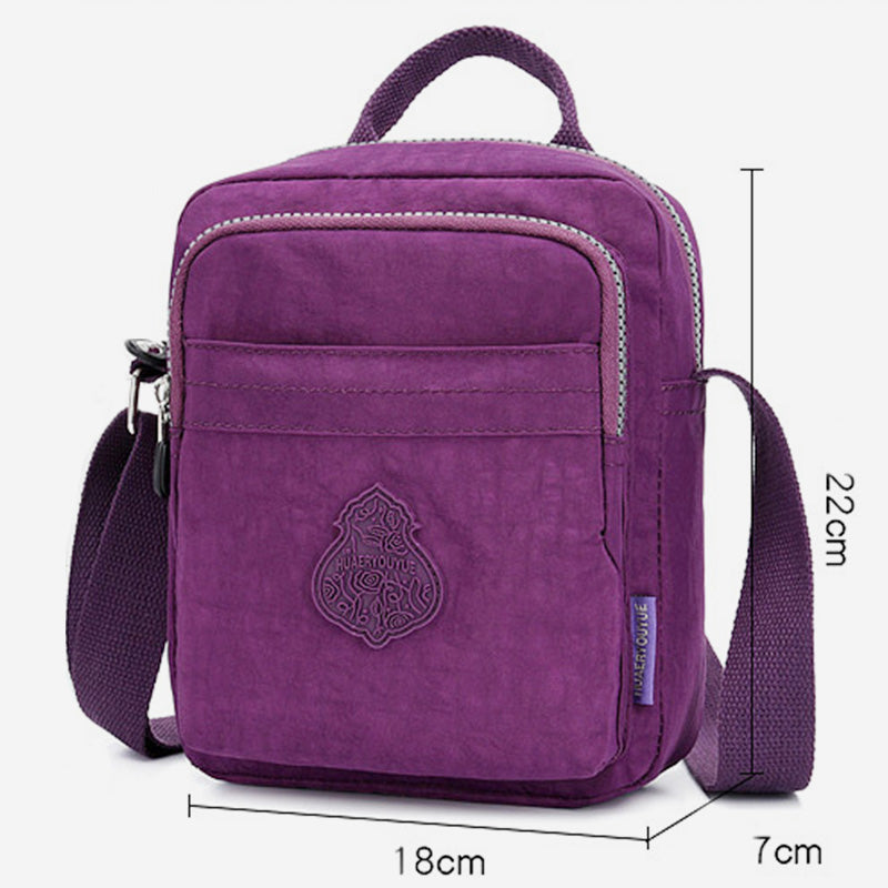 Lightweight Waterproof Nylon Casual Crossbody Bag