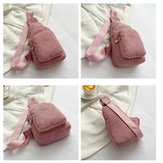Sling Bag for Women Casual Small Canvas Crossbody Daypack