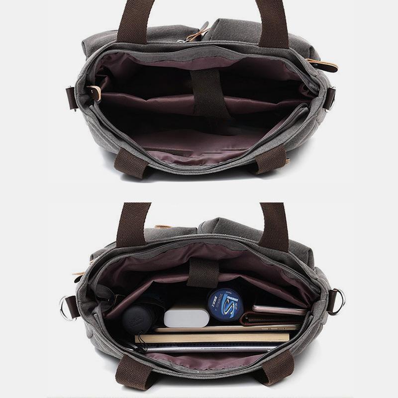 Large Capacity Multi-Pocket Casual Messenger Bag