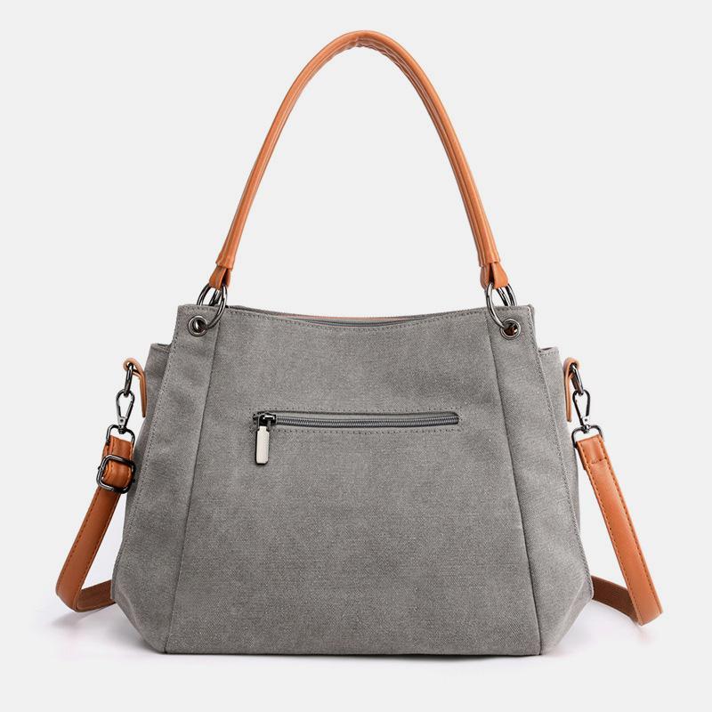 Large Capacity Casual Canvas Crossbody Bag