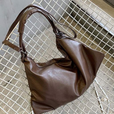 Leather Tote for Women Hobo Handbag Shoulder Bag with Crossbody Strap