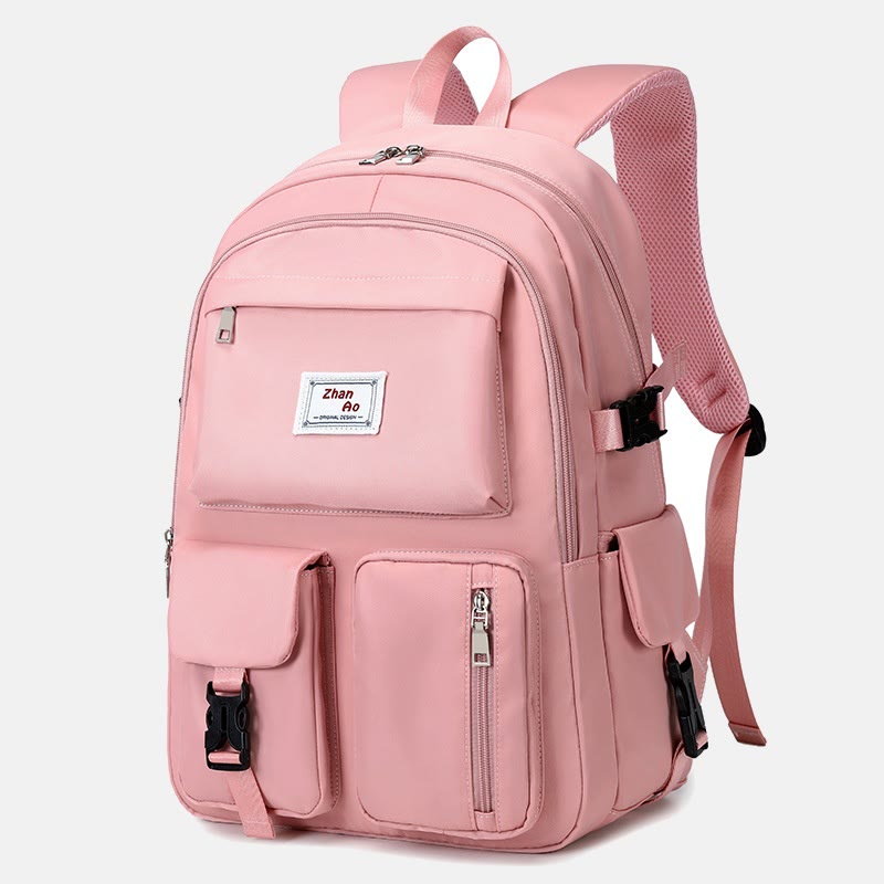 Backpack For Teenage Students Multi Pockets Large Capacity School Bag