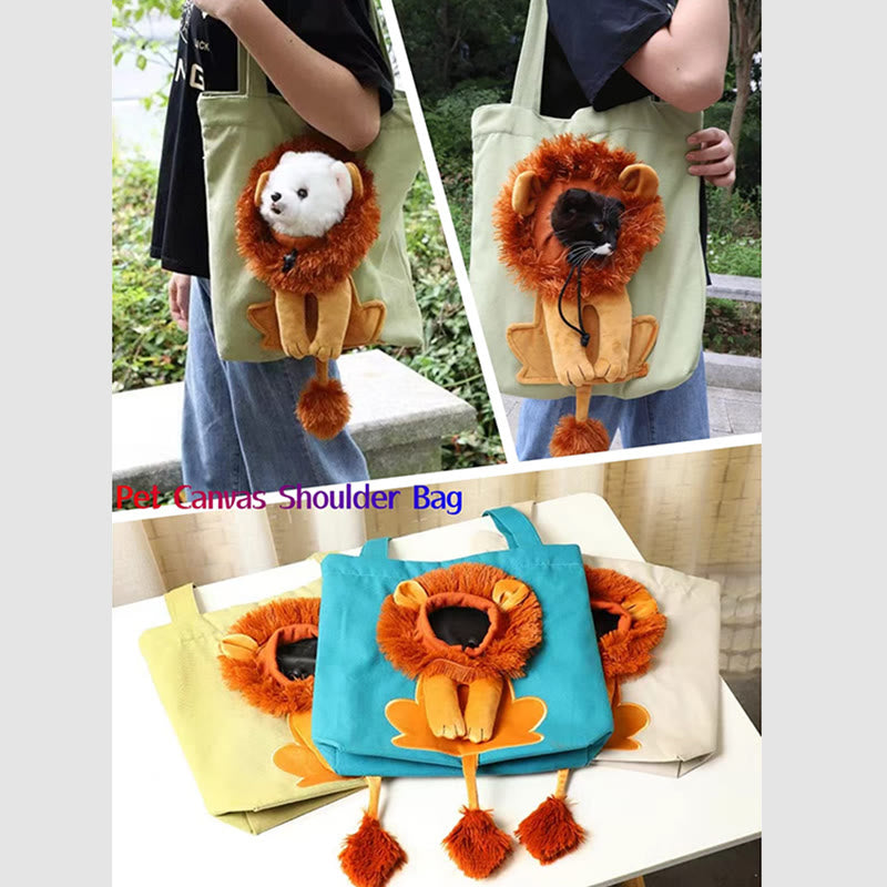 Pet Carrier For Small Animal Travel Canvas Shoulder Carrying Bag