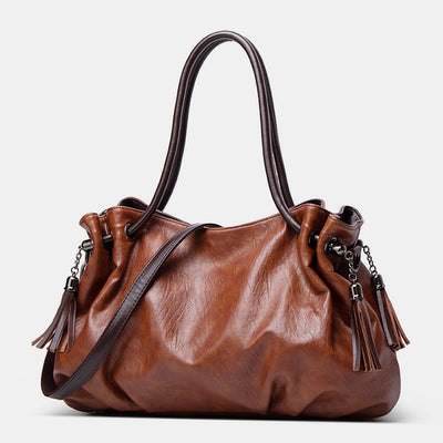Classic Shoulder Bag For Women Commuter Large Crossbody Leather Bag