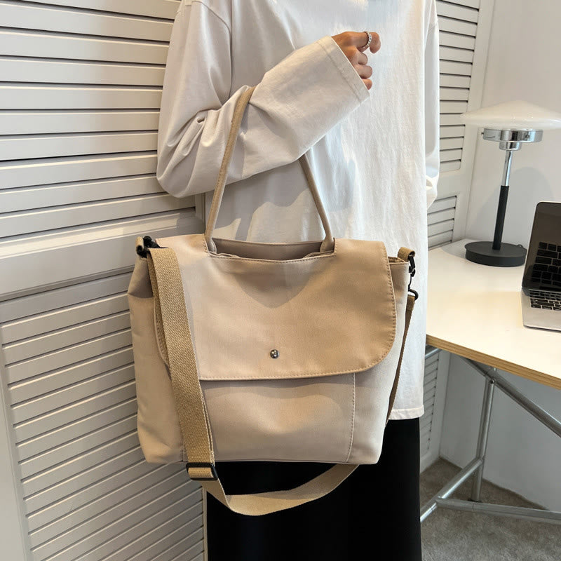 Tote Bag for Women Large Capacity Canvas Square Crossbody Bag