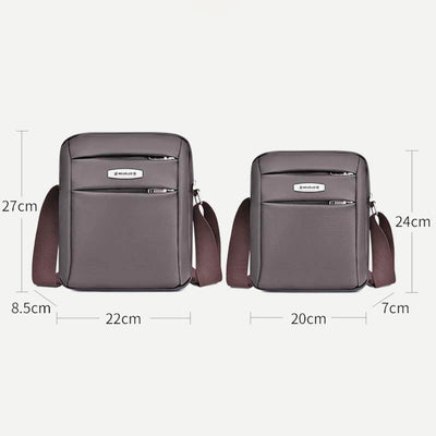 Messenger Bag for Men Minimalist Lightweight Casual Travel Crossbody Backpack