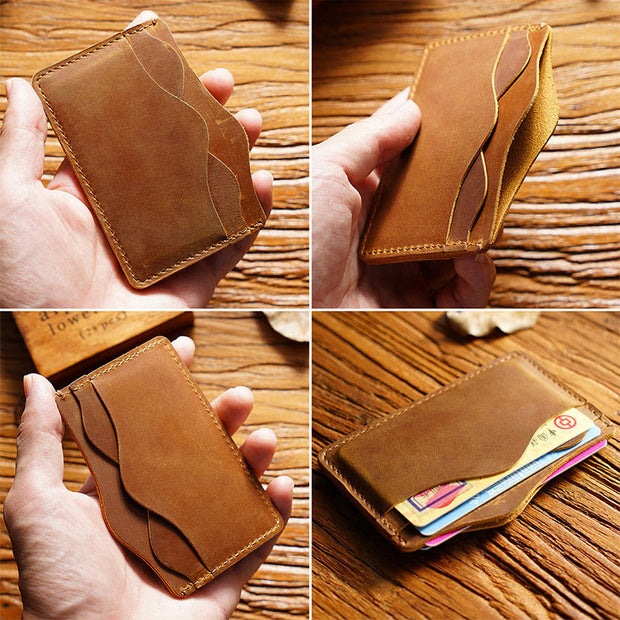 Card Holder For Men Retro Simple Portable Shopping Purse
