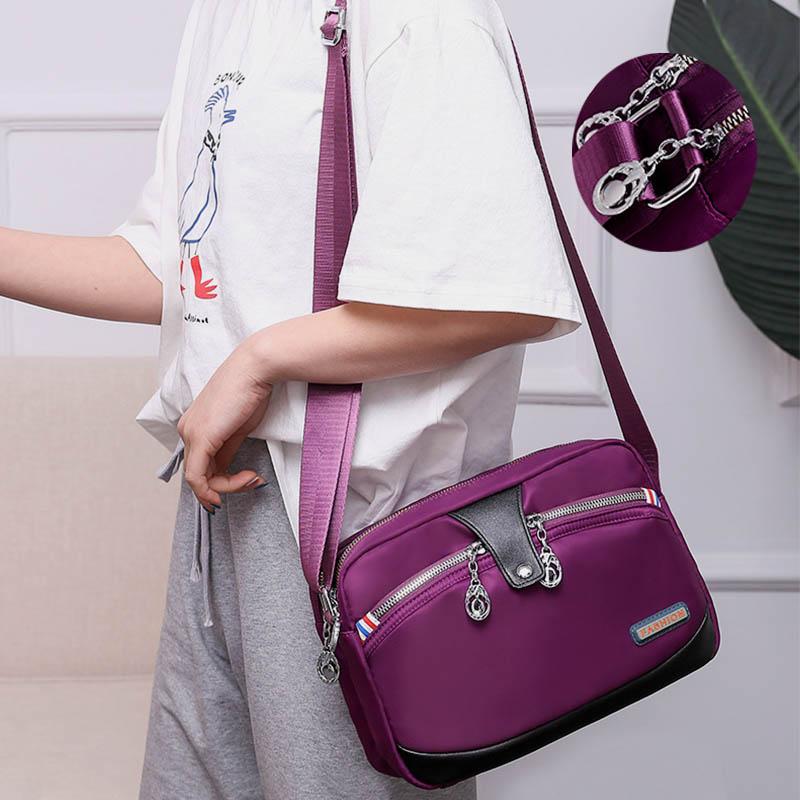 Nylon Waterproof Outdoor Shoulder Crossbody Bag