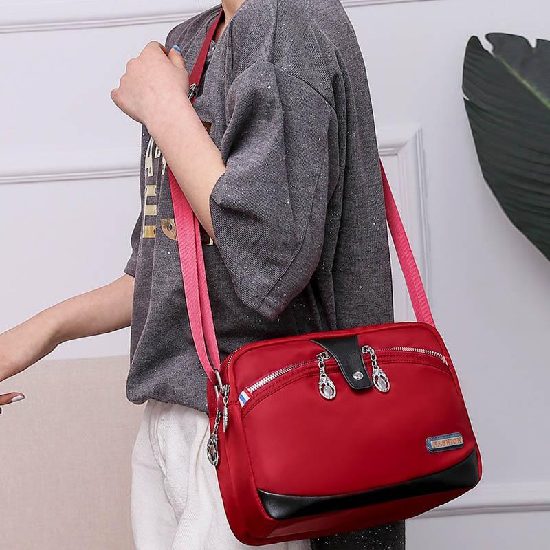 Nylon Waterproof Outdoor Shoulder Crossbody Bag