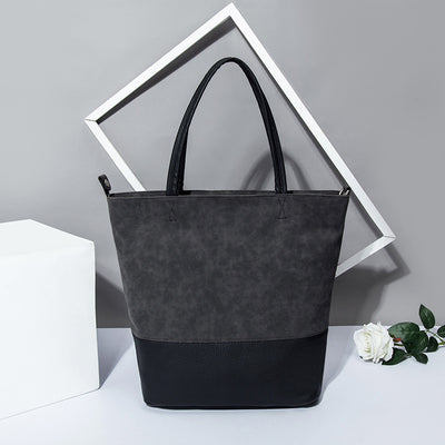 Large Capacity Soft Tote Handbag