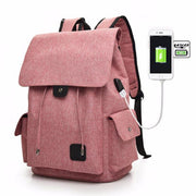 Unisex USB Charging Multifunctional Drawstring Backpack