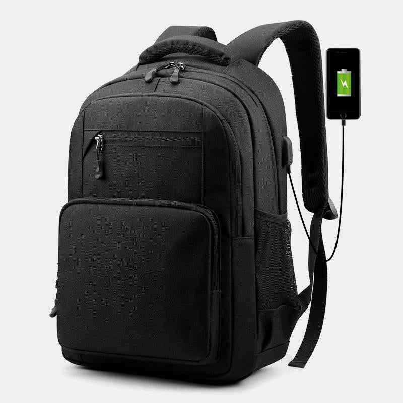 Wear-Resistant Large Capacity Laptop Backpack With USB Charging Port