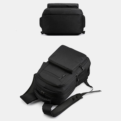 Wear-Resistant Large Capacity Laptop Backpack With USB Charging Port