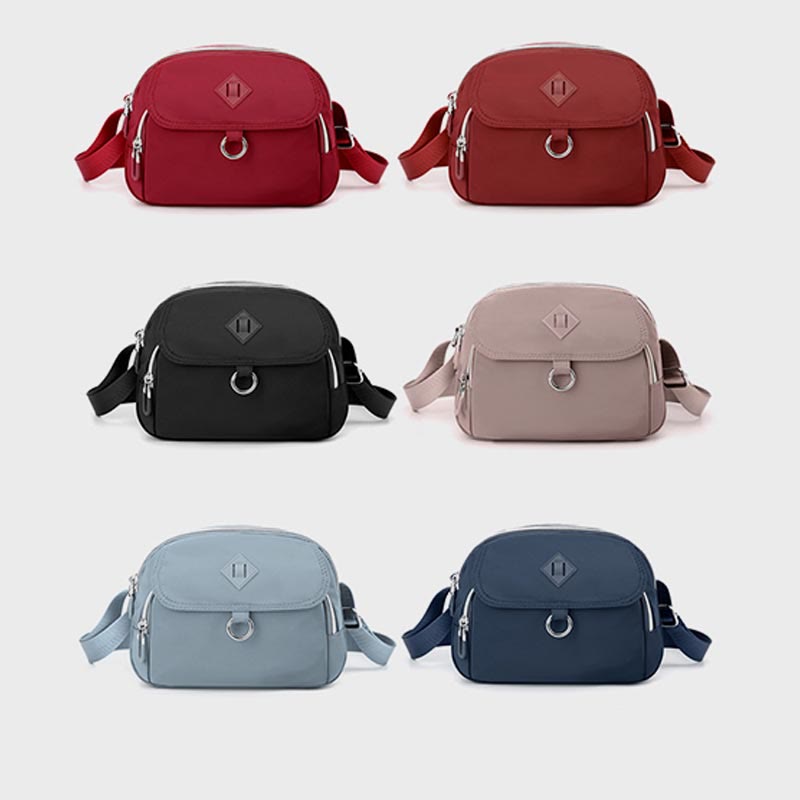 Crossbody Bag For Women Minimalist Waterproof Casual Nylon Shoulder Bag