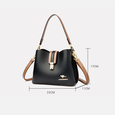 Crossbody Bag for Women Generous PU Leather Shoulder Bag