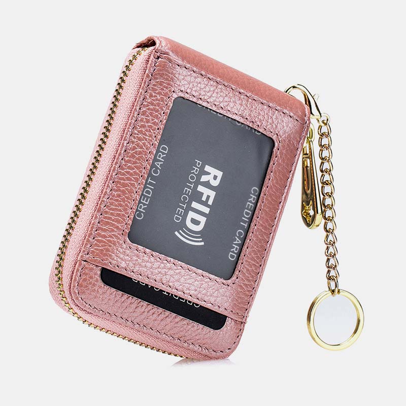 RFID Large Capacity Card Holder With Key Chain